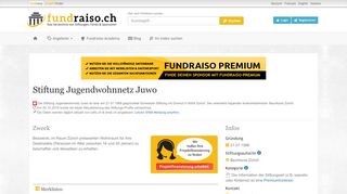 
                            2. Stiftung Jugendwohnnetz Juwo - Fundraiso