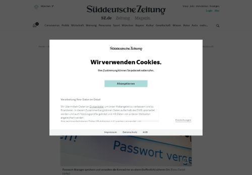 
                            4. Stiftung Warentest: Passwort-Manager im Test - Digital - Süddeutsche.de