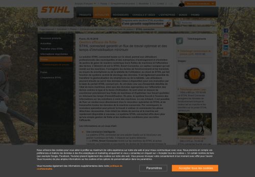 
                            4. STIHL connected | Communiqués de presse