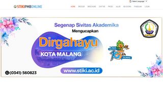 
                            4. STIKI Malang PMB Online