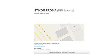 
                            4. STIKOM PROSIA - DKI Jakarta - Wikimapia