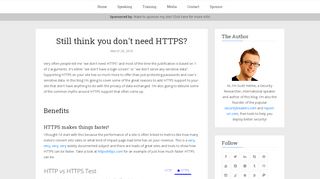 
                            13. Still think you don't need HTTPS? - Scott Helme