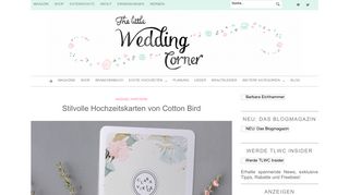 
                            12. Stilvolle Hochzeitskarten von Cotton Bird | Hochzeitsblog The Little ...