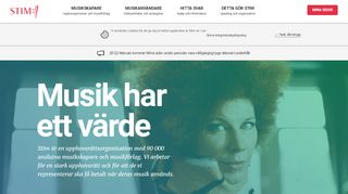 
                            4. Stim.se | Musik har ett värde