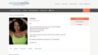 
                            7. Stine L, Kvinde, 30 år, Model, Danser, Aalborg ... - OnlineCasting.dk