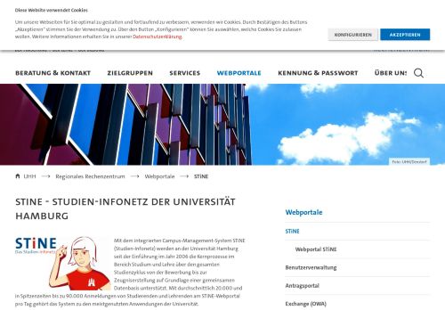 
                            2. STiNE : Web-Portale : Universität Hamburg