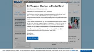 
                            6. Stipendiendatenbank - DAAD - Deutscher Akademischer ...