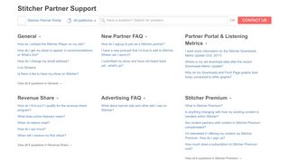 
                            5. Stitcher Partner Support Support