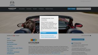 
                            4. Stitcher™ Radio - Mazda Infotainment