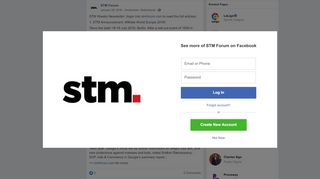 
                            5. STM Forum - STM Weekly Newsletter: (login into... | Facebook