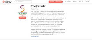 
                            4. STM Journals - Issuu