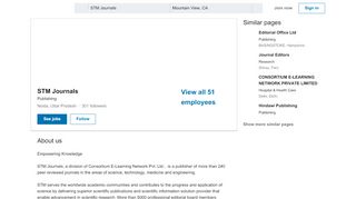 
                            5. STM Journals | LinkedIn