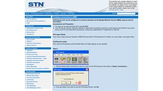 
                            12. STN International: Creating a Connection to MMS