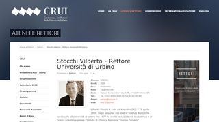 
                            12. Stocchi Vilberto - Rettore Università di Urbino - CRUI - Conferenza dei ...