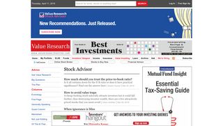 
                            2. Stock Advisor Archive - Value Research Online