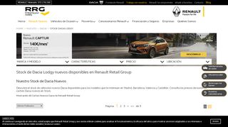 
                            9. Stock de coches Dacia Lodgy nuevos | Renault Retail group