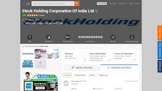 
                            12. Stock Holding Corporation Of India Ltd - Justdial