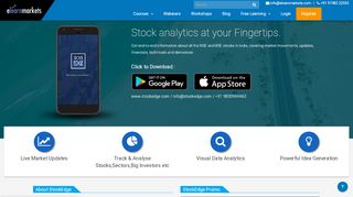 
                            4. Stock Market App for Android & Iphone - Stockedge - Elearnmarkets.com