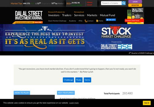 
                            3. Stock Market Game | Online Virtual Share Market Game