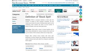 
                            11. Stock Split - What is Stock Split ? Stock Split meaning, Stock Split ...