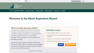 
                            7. Stock Superstars Report: AAII