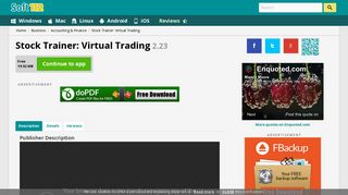 
                            4. Stock Trainer: Virtual Trading 2.23 Free Download