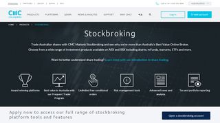 
                            5. Stockbroking | Online Trading Platform | CMC Markets