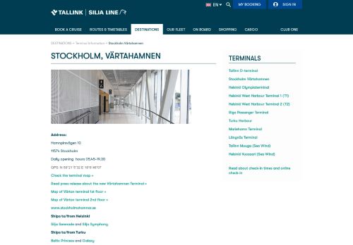 
                            6. Stockholm Värtahamnen - Tallink Silja