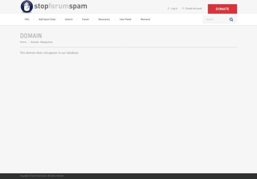 
                            3. Stop Forum Spam Domain Report for nwytg.com