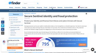 
                            11. Stop identity theft and credit card fraud with Secure Sentinel - Finder