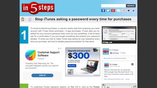 
                            13. Stop iTunes asking a password every time for purchases