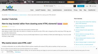 
                            8. Stop Joomla Editor from Cleaing HTML - Joomla-Monster
