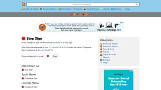 
                            7. Stop Sign Emoji - Emojipedia