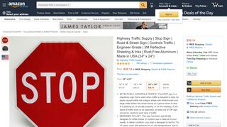
                            4. STOP Signs - 24x24-3M Engineer Grade Prismatic Reflective Street ...