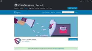 
                            9. Stop Spammers | WordPress.org