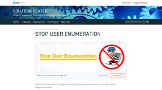 
                            13. Stop User Enumeration WordPress Plugin - WP Engine