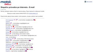 
                            9. Stopařův průvodce po Internetu - E-mail - iDNES.cz