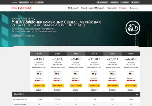 
                            7. Storage Box - Hetzner Online GmbH