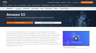 
                            2. Storage di oggetti nel cloud | Memorizza e ... - AWS - Amazon.com