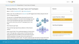 
                            7. Storage Mastery: FC Login Types and Topologies - CBT Nuggets
