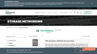 
                            5. STORAGE: Storage Switches | HPE