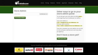 
                            2. Store Admin - Build a Bazaar