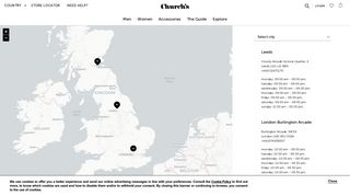 
                            9. Store Locator - Church's