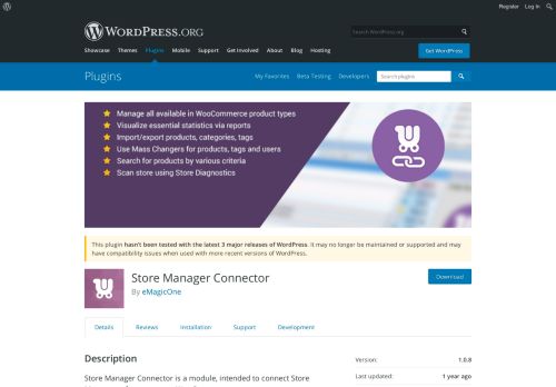 
                            6. Store Manager Connector | WordPress.org