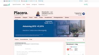 
                            8. Storebrand Bank ASA: Kvartalsrapport 3. kvartal 2018 | Placera - Avanza