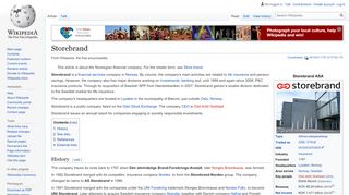 
                            9. Storebrand – Wikipedia