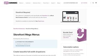 
                            13. Storefront Mega Menus - WooCommerce