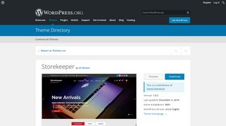 
                            2. Storekeeper | WordPress.org