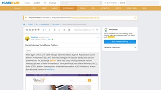
                            6. Storial, Indonesia Story Sharing Platform | KASKUS