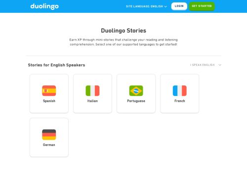 
                            6. Stories | Duolingo